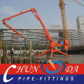 17meters mobile spider hydraulic concrete pump placing boom /concrete distributor/concrete boom placer